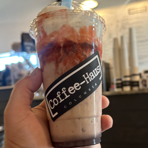 Blueberry Latte w/ Banana Creme Cold Foam 16 oz ( Iced)