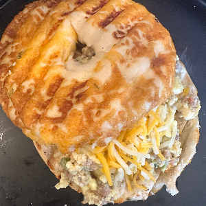 Breakfast Bagel Sandwich
